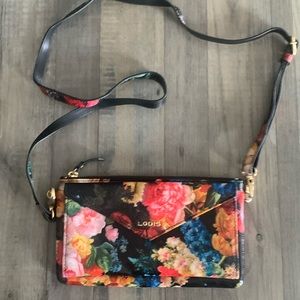 Floral Lodis crossbody wallet